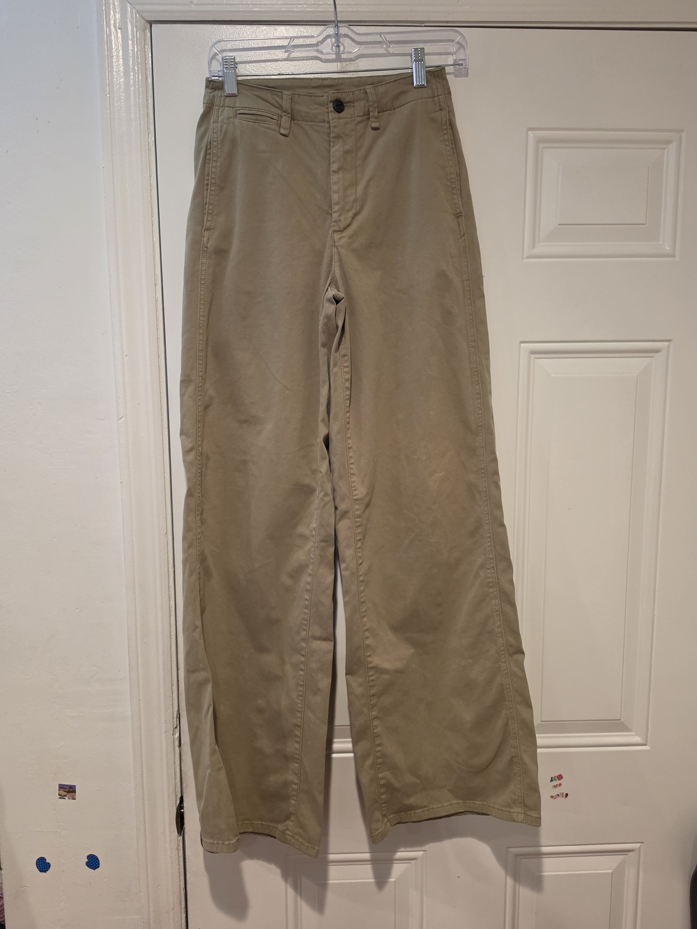 rag & bone Women's Wide-Leg Khaki Chinos - Tan